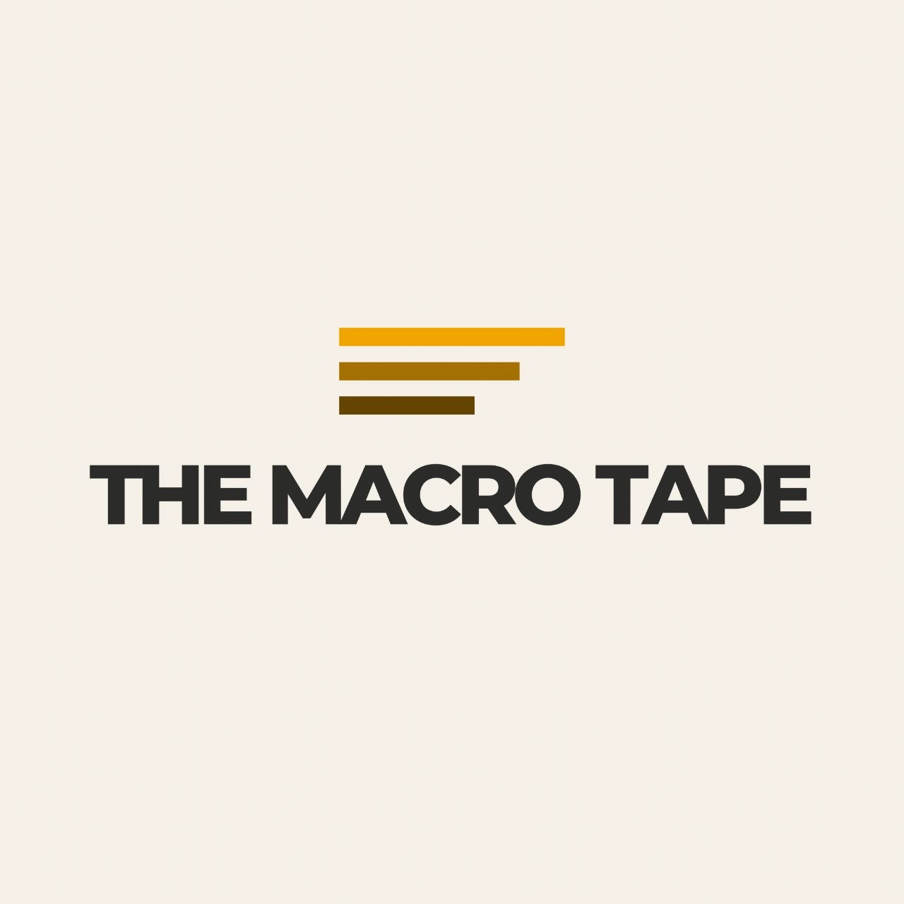 The Macro Tape logo, light background