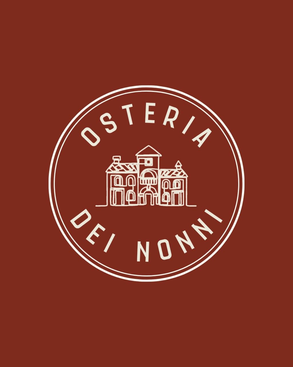 Osteria dei Nonni logo, dark background
